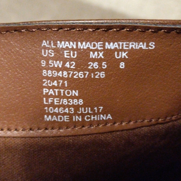 SOLD*** SM New York Brown NWOT boot size 9.5 wide - Picture 7 of 8